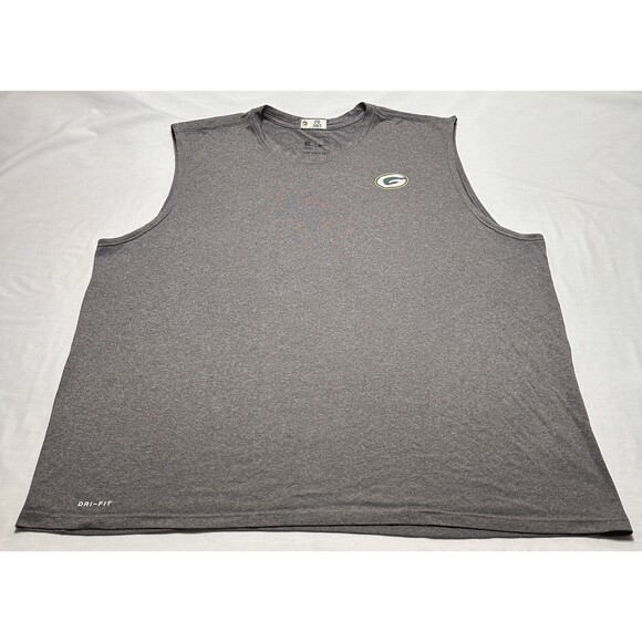 Green Bay Packers Team Issued Nike Team Tank Top Sleeveless Dri Fit NFL *READ - Picture 1 of 10